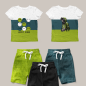 Preview: Bügelbild - " Monkey - lime "